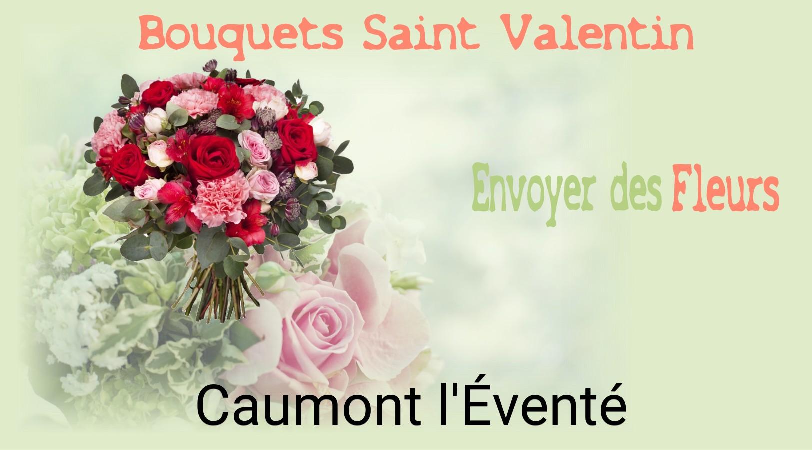Roses de Saint-Valentin livrées à Caumont-l'Éventé